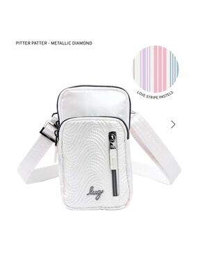 Lug Crossbody Clutch / Bag - Pearl